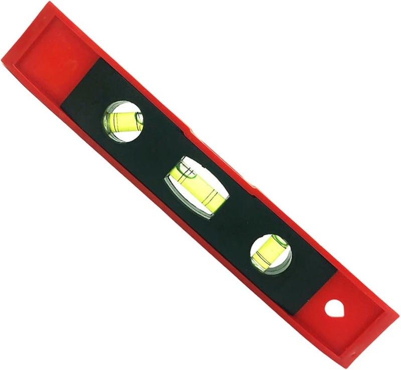 9 Inch Aluminum Frame Torpedo Bubble Level 180 90 45 Degree Spirit Leveler - Image 5